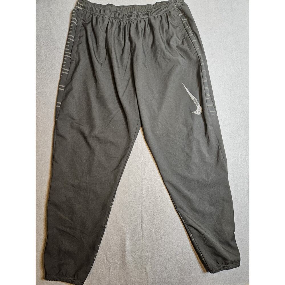 Nike Pants Juniors Extra Large Black Dri Fit Track Pants Joggers Swoosh